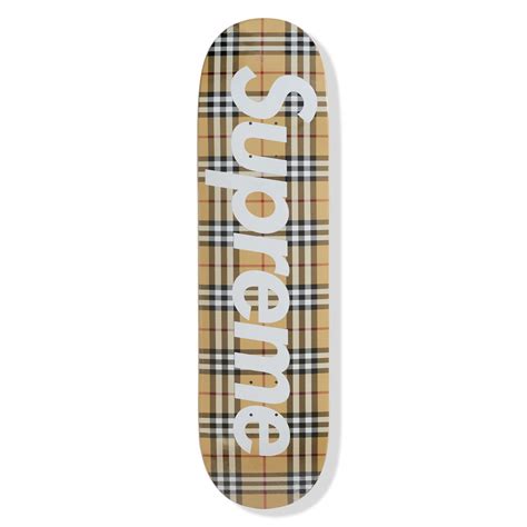 burberry deck|Burberry skateboard deck beige.